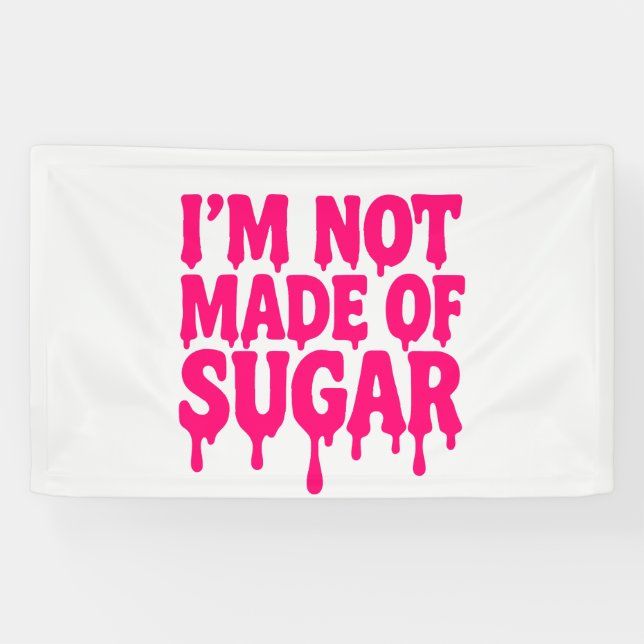 Neon Pink Drip Quote Banner – Customisable (Horizontal)