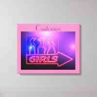 Neon Pink Girls Sign Thunder_Cove