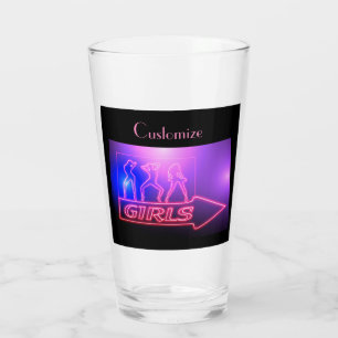 Neon Pink Girls Sign Thunder_Cove Glass