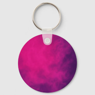 Neon Pink Gradient Custom Keychain