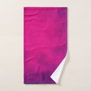 Neon Pink Gradient Hand Towel – Customisable