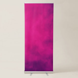 Neon Pink Gradient Roll-Up Banner – Customisable