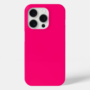 Neon Pink iPhone 15 Pro Case – Customisable