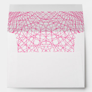 Neon Pink Lined Flap Envelope – Customisable