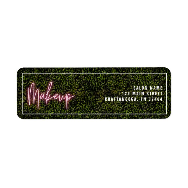 Neon Pink Makeup Artist Cosmetologist Professional (Front)