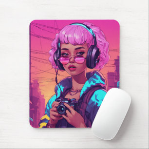 Neon Pink - Mouse Mat