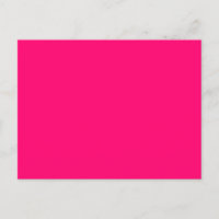 Neon Pink Postcard – Custom & Bulk Orders