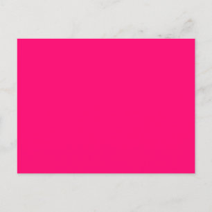 Neon Pink Postcard – Custom & Bulk Orders
