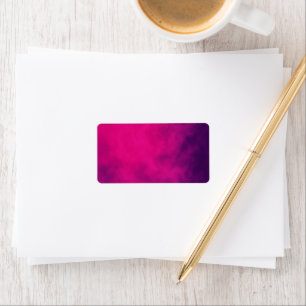 Neon Pink Smoke Address Labels – Customisable