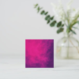 Neon Pink Smoke Business Card – Customisable