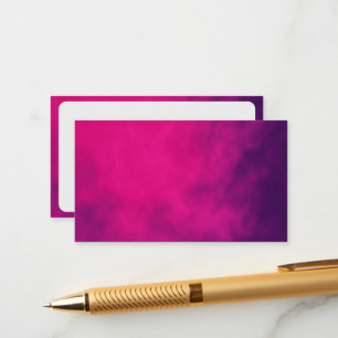 Neon Pink Smoke Detail Card – Customisable