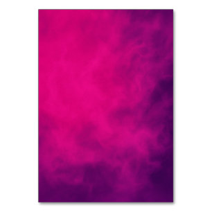 Neon Pink Smoke Table Card – Customisable