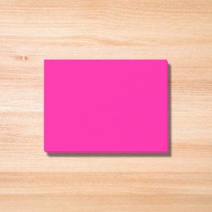 Neon Pink Solid Color  Post-it Notes