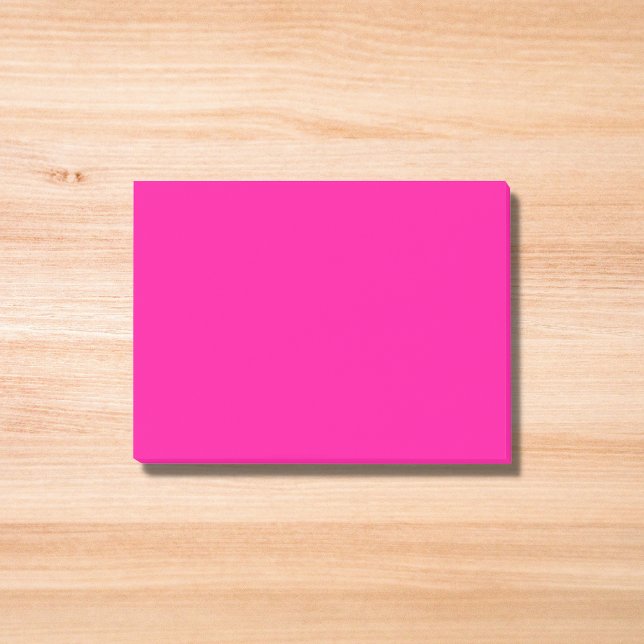 Neon Pink Solid Color  Post-it Notes (Creator Uploaded)