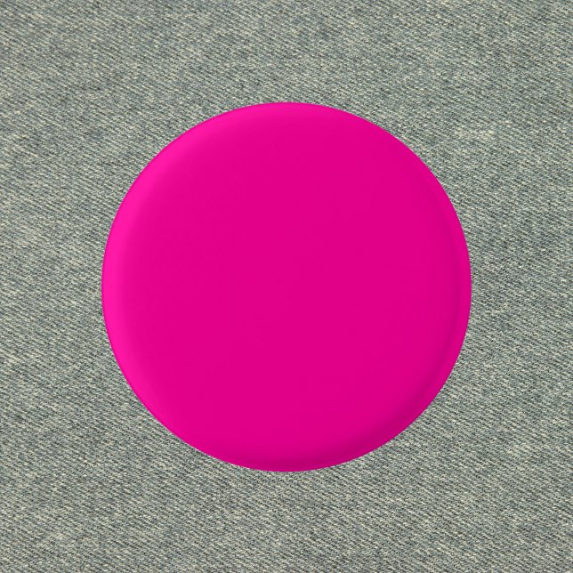 Neon Pink Solid Colour 3 Cm Round Badge (Creator Uploaded)