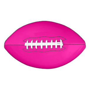 Neon Pink Solid Colour American Football