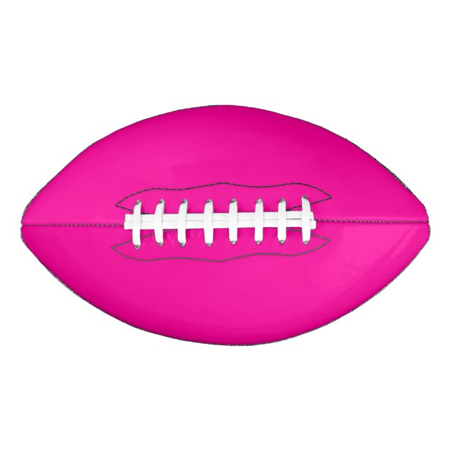 Neon Pink Solid Colour American Football (Front)