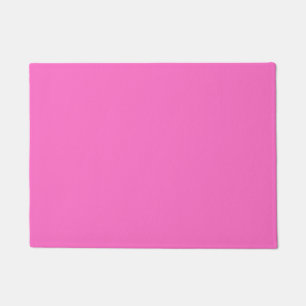 Neon Pink Solid Colour Classic Doormat