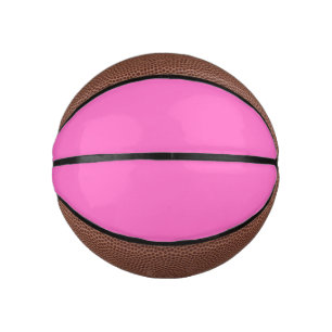 Neon Pink Solid Colour   Classic Mini Basketball