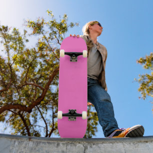 Neon Pink Solid Colour Classic Skateboard