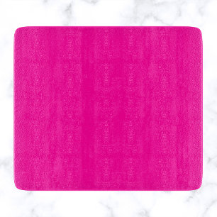 Neon Pink Solid Colour Cutting Board