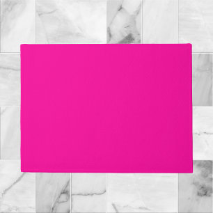 Neon Pink Solid Colour Doormat