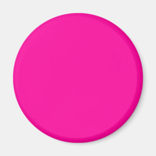 Neon Pink Solid Colour Magnet