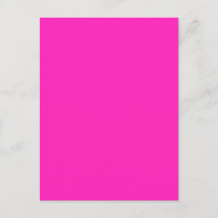 NEON PINK (solid colour) ~ Postcard