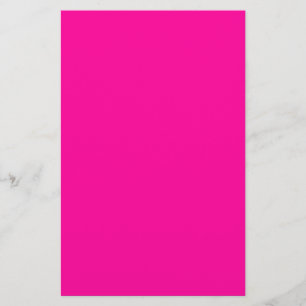 Neon Pink Solid Colour Stationery