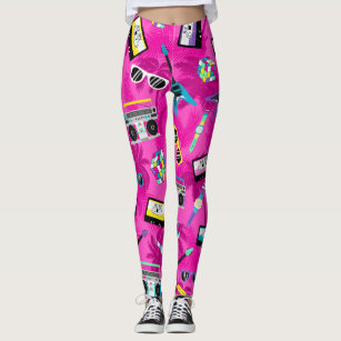 neon patterned leggings
