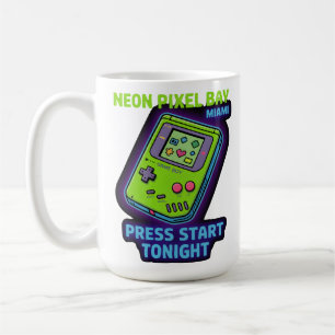 Neon Pixel Bay Coffee Mug