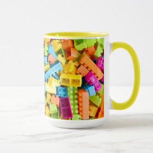Neon Plastic Building Blocks Mug