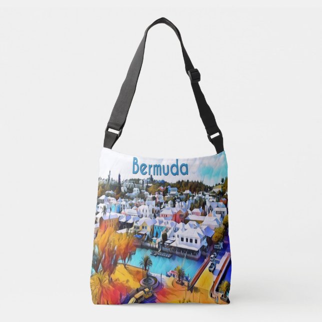 Neon Pop Art 4544 Bermuda tote bag (Front)