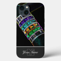 Neon-Pop-Art combination lock Monogram!
