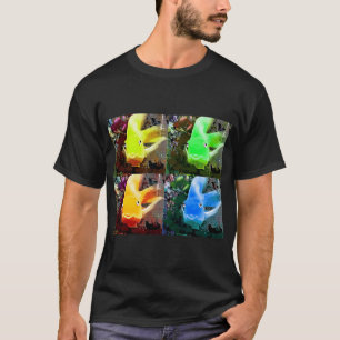 Neon pop art happy fish T-Shirt