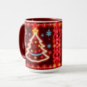 Neon Popular Christmas Holiday Collection Mug