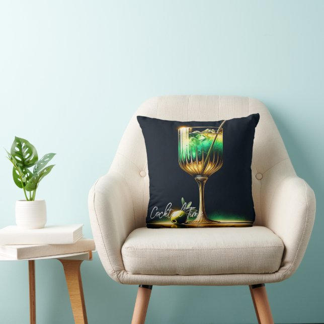 Neon Popular Party Time Personalised Cushion (Chair)