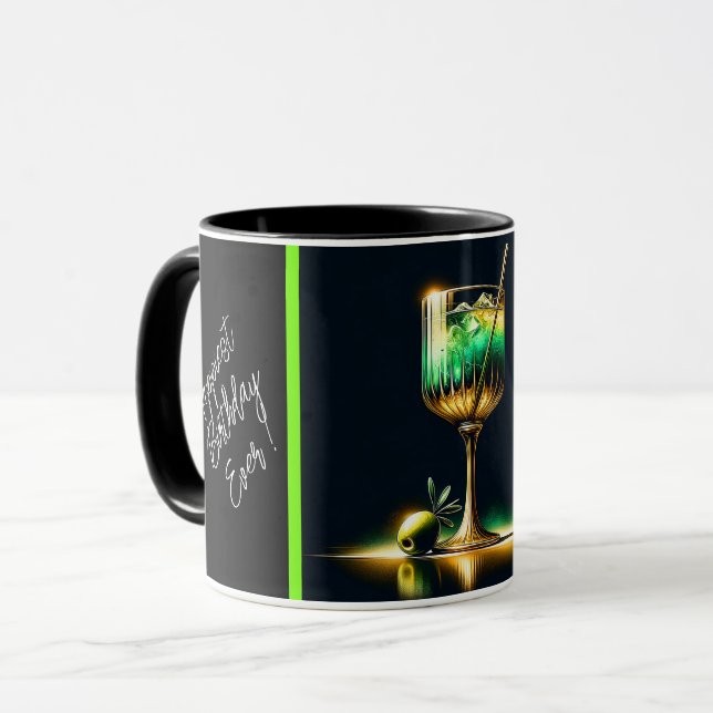 Neon Popular Party Time Personalised Mug (Front Left)