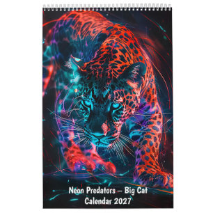 Neon Predators – Big Cat Calendar