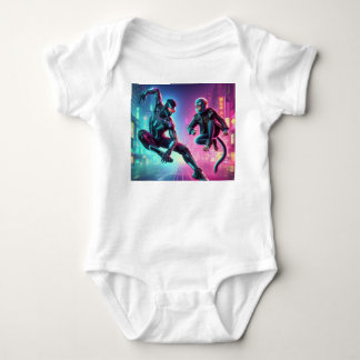 Neon Primate The Futuristic Guardian Baby Bodysuit