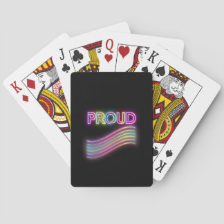 Neon Proud Playing Cards
