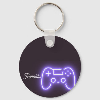 NEON PS4 handle custom name Key Ring