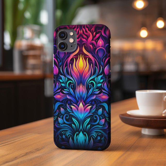 Neon Psychedelic Decopunk Design No. 908 Case-Mate iPhone Case (Creator Uploaded)