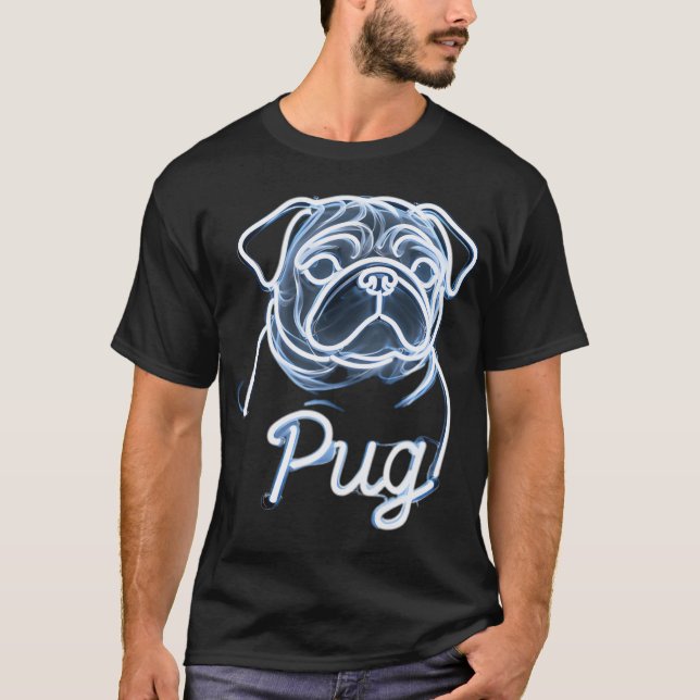 Neon Pug T-Shirt (Front)