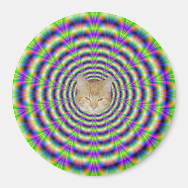 Neon Pulse Magnet + cat (Front)