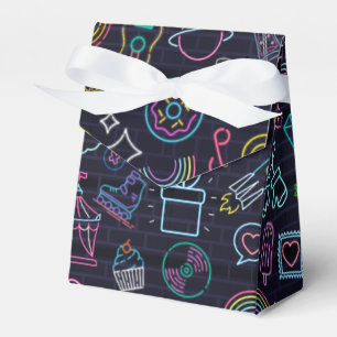 Neon Purim Favour Box