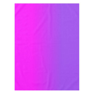 Neon Purple and Hot Pink Ombre Shade Colour Fade S Tablecloth