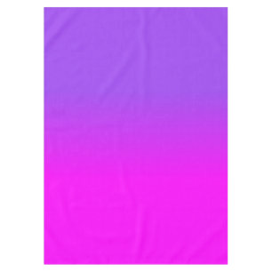 Neon Purple and Hot Pink Ombre Shade Colour Fade Tablecloth