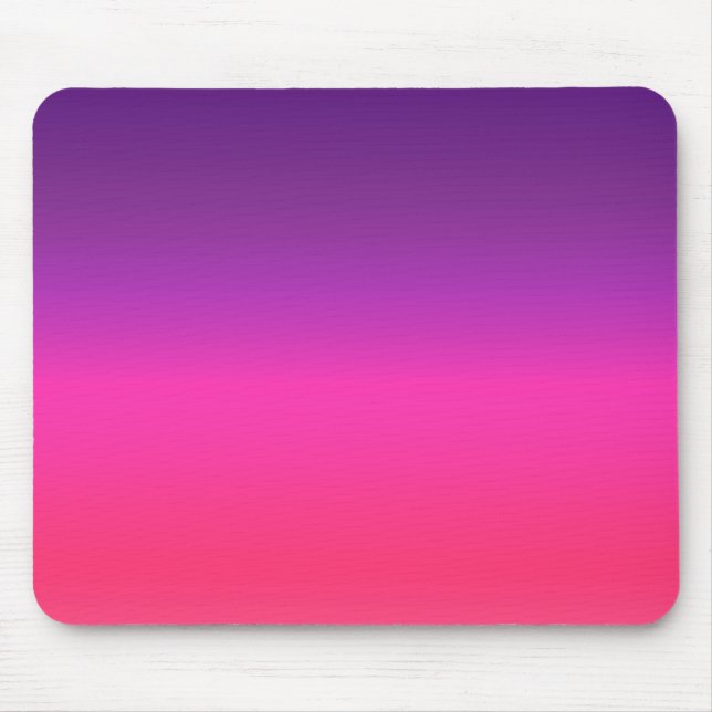 Neon Purple and pink ombre abstract design Mouse Mat (Front)