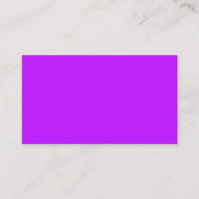 Neon Purple Business Card (Front)